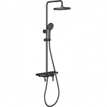Душевая стойка со смесителем GAPPO G2496-26 черный Душевая стойка со смесителем GAPPO G2496-26 черный