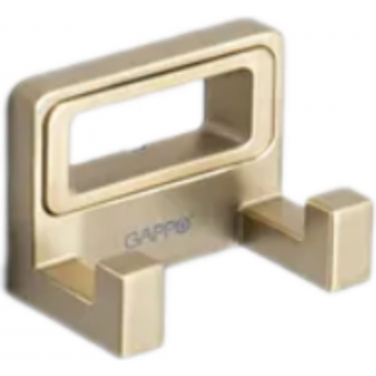 Крючок двойной GAPPO G30805-23 сатин золотой Крючок двойной GAPPO G30805-23 сатин золотой